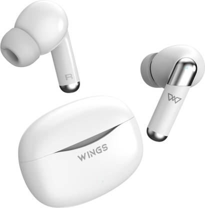WINGS Flobuds 335 Made In India, Smart ENC High Fidelity 13mm Drivers Low Latency 40ms Bluetooth