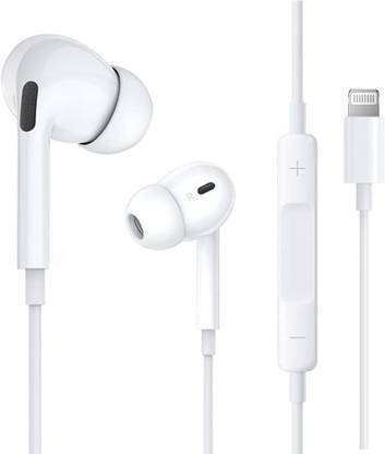 Muvit Earphone With Mic For All With Lightning Cable Wired Earphone Wired