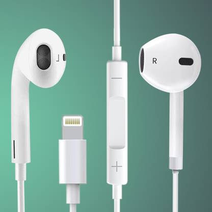 MARS iPhone Wired Earbuds Earphones With Mic , Lightning Connector Wired