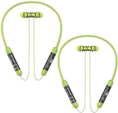 DRUMSTONE BUY ONE GET ONE Wireless in-Ear Earphones with Mic, Bass 13 mm Drivers Bluetooth