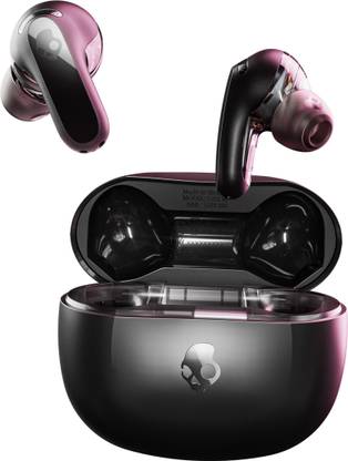 Skullcandy Rail ANC TWS 4-mic,Wireless Charging Case, Dual Pairing,38Hr Playtime+Rapid Cha Bluetooth