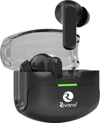 Rivano RN TWS-24 Sonic Brilliance, 24Hr Playtime, Auto ENC, Compact, Standby 2000 Hrs Bluetooth Gaming