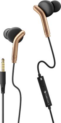 ZEBRONICS BRO With In-Line Mic 3.5mm Jack, 10mm drivers, Compatible for Phone/Tablet Wired