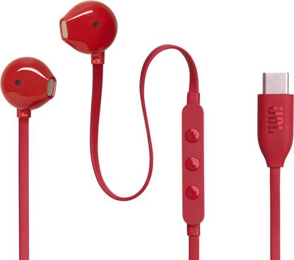 JBL Tune 305C, Hi-Res Audio with DAC , 3-Button EQ , Compatible with USB-C Devices Wired