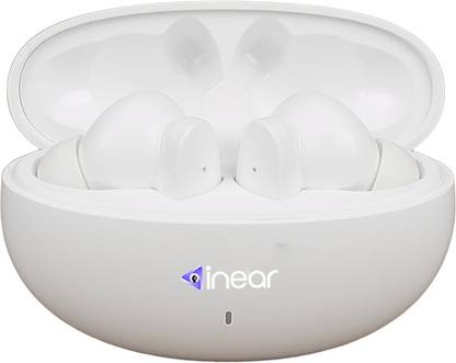 InEar True Wireless in-Ear Earbuds with Mic, Touch Control, Bluetooth 5.3 (White) Bluetooth without Mic