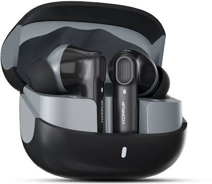 HOPPUP AirDoze Rebellion Earbuds with 4 Mic ENC, 13MM Drivers, 50H Playtime & 5.4v Bluetooth