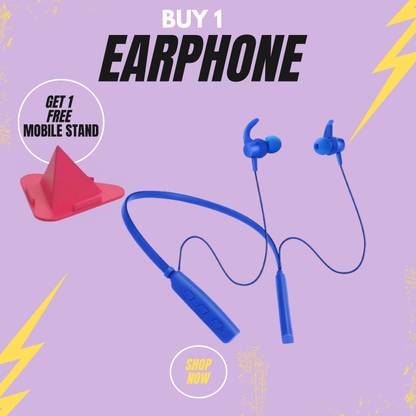 Clairbell Neckband Bluetooth headet 235 With Mobile Stand 20 Hr Playback &ASAP Charge Z270 Bluetooth