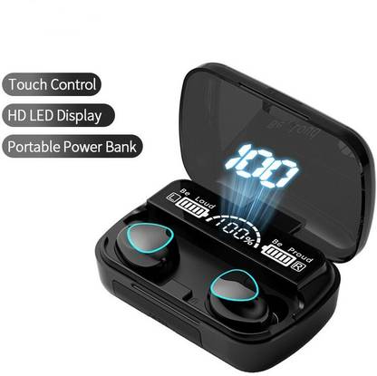 Kabeer enterprises M10 TWS Bluetooth Earbuds Wireless Earbuds Bluetooth 5.1 Headphones Bluetooth