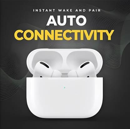 TECHIO Airdrops Pro 15 White wireless bluetooth earbuds with case combo Bluetooth without Mic