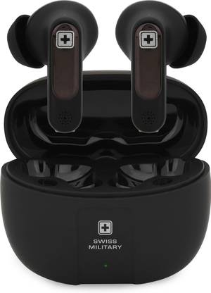 SWISS MILITARY ZEUS+ 40H Playback, Stereo Sound, 10 mm Driver, Gaming Mode, TWS Bluetooth