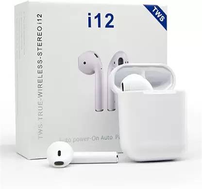 Dark Moon TWS i12 Wireless Earphones Headphone With Charging Box Bluetooth