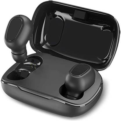 Gadget Mart Earbuds L-31 Upto 30 Hours Playback with ASAP Charge Bluetooth Headset (Black) Bluetooth