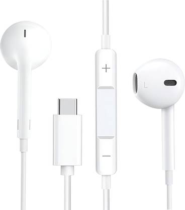 X88 Pro USB C Headphones Type- C Wired Earphone in-Ear Headset Control for iPhone 15 Wired