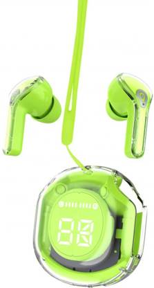 BOTIFY Ultrapods Pro Max Transparent Green Trending Truely wireless bluetooth BC 57 Bluetooth
