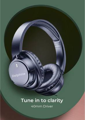 delphine HP-705 Beast v5.3 Wireless Headphones with 30 hours playtime Bluetooth