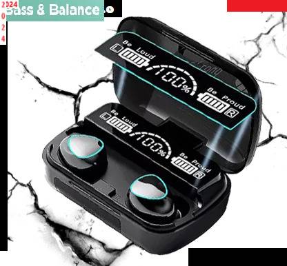 Nilesawar A1447 M10 Heavy quality & ENC technolegy 96hrs Back up time With power bank-95 Bluetooth
