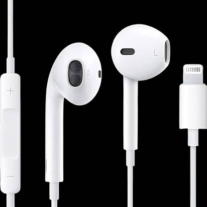 Tryexx Earphone Compatible with iPhone Lightning Connector headphones Wired