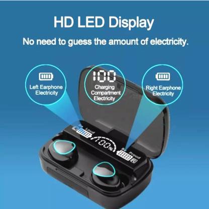 FRONY (Earbuds) M10 Earbuds Music Play 5 hours With Touch Version HD Voice Call _GLE93 Bluetooth