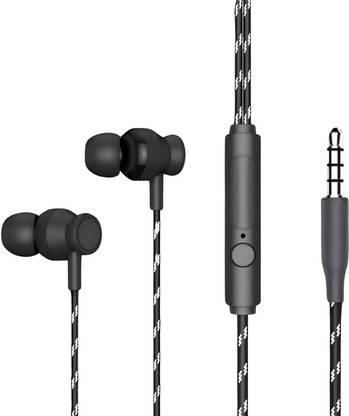 GEARZTOUCH Noise in Ear 3.5mm Wired Earphones with in Line HD Mic Wired