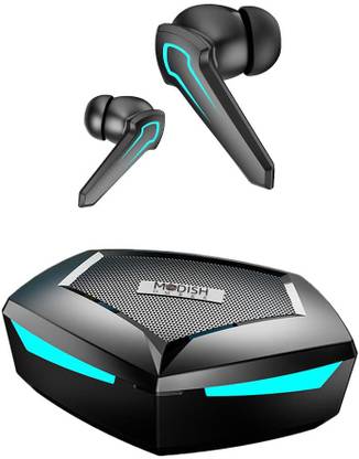 ModishOmbre Spider Wireless Game Earbuds with 40ms Low Latency 40Hrs Playtime Integrated Mic Bluetooth