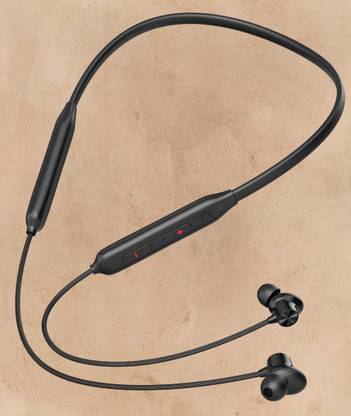 RjGuru Neckband with Fast Charge,40Hrs Battery Life,High Bass,Bluetooth Headphone N63 Bluetooth