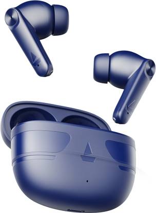 boAt Airdopes Kick with 75 HRS Playback, 13mm Drivers, Quad Mics ENx & Beast Mode Bluetooth