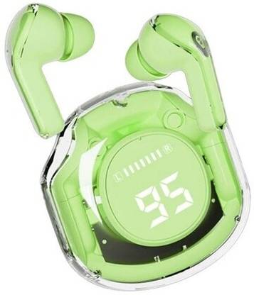 BOTIFY Ultrapods Pro Max Transparent Green Trending Truely wireless bluetooth BC 50 Bluetooth