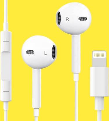 Tigerify Earphones Handsfree For iPod,iPad & iPhone 14/13/12/11/X/XS/XR/8/7/6 Wired