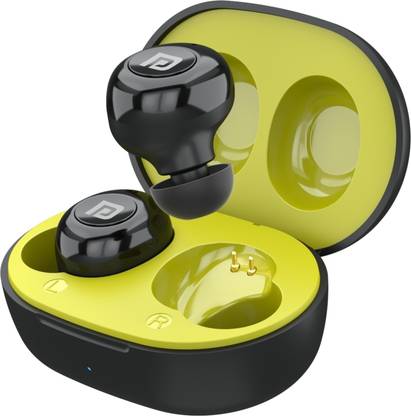 Portronics Harmonics Twins S3 Blurtooth Earbuds with upto 20 Hours Playback, 8mm Drivers Bluetooth