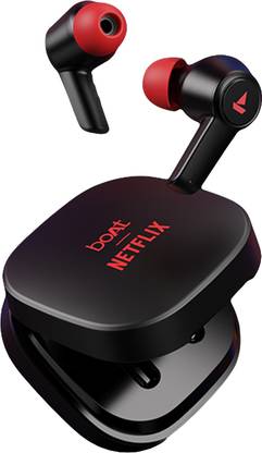 boAt Airdopes 411ANC Netflix Edition with Active Noise Cancellation & 20 HRS Playback Bluetooth