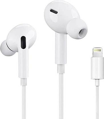 Muvit Lighting Earphone With Lighting Cable, Earphones with Mic Wired