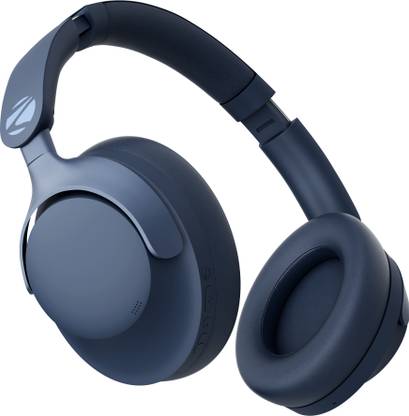 ZEBRONICS SILENCIO 111 (Duke 3), Hybrid ANC 50dB, 55H*Backup,40mm Titanium Drivers,BT v5.4 Bluetooth
