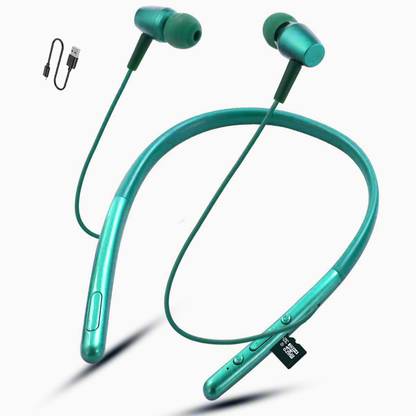 जेविस New Waterproof Neckband Headphone Wireless BT 5.1 Headsets For Sports ब्लूटूथ हेडसेट