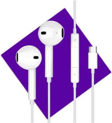 TOLERANCE Type C Handsfree with Mic for VIVO V29e/T2X/V27/V29/V26 Pro 5G Wired Headset A19 Wired