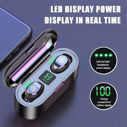 Nexbird Exclusive Earbuds F9 Wireless with Power Bank LED Display Fast Charging N8 Bluetooth