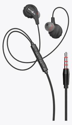 Melborn Elite Wired Earphones With Mic | IPX4 Sweat-Proof | Extra Bass-Isolation Wired