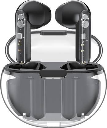 Tunifi Butterfly Transparent TWS Earbuds 8D Stereo Audio With 48Hrs Playtime Headphone Bluetooth