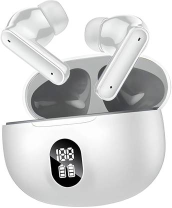 snowbudy SB895 Airpods 13mm HD Dynamic Driver, Touch Controls Bluetooth Gaming TWS [WHT6] Bluetooth Gaming