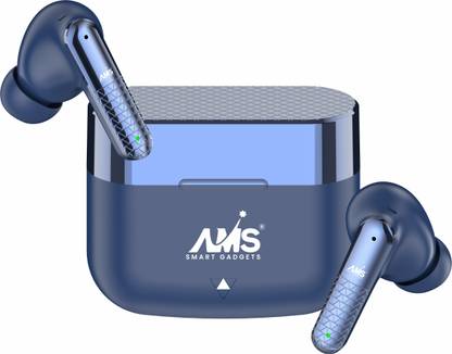 AMS Phantom X37 TWS Earbuds with 52 HRS Playtime,(45ms Low Latency), Bluetooth v5.3 Bluetooth