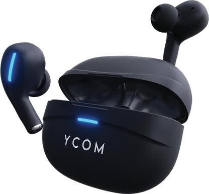 Ycom Truebuds-3 Premium Desire Bass & ENC, Playtime 60H Music Bluetooth Gaming