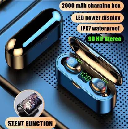 GIIG TWS F9 IN-EAR HEADPHONES WITH CHARGING CASE - IPX4 Bluetooth