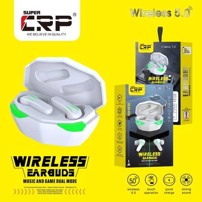 Super CRP CR BT-455 TRUE PERFORMANCE TWS - WIRELESS EARBUDS Bluetooth
