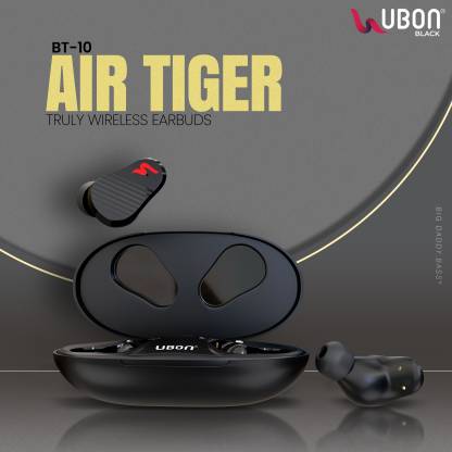 Ubon BT-10 TWS Earbuds Upto 20Hrs Playtime| In-line Touch Control | Voice Assistant Bluetooth Headset