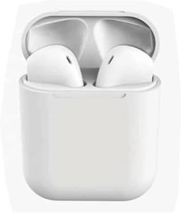 vidhya virat i12 TWS Airburds Fast Charging v5.1 Bluetooth Headset (White, True Wireless) Bluetooth
