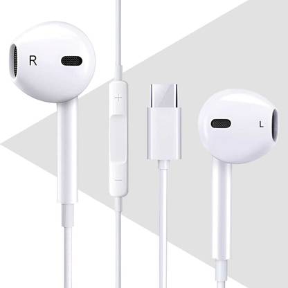 Bxeno Type C Handsfree with Mic for TECNO Camon 20s Pro/Camon 20 pro/PhantomV Flip[28] Wired