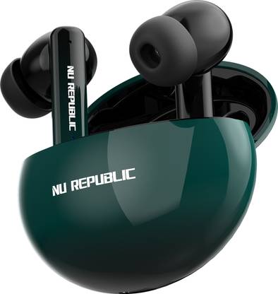 Nu Republic Epic ANC with 64 hrs Playtime, X-Bass Technology, ANC+ENC Quad Mic, Hall Sensor Bluetooth
