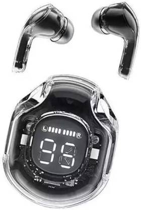 BOTIFY Ultrapods Pro Max Transparent Trending Truely Black wireless bluetooth BR 48 Bluetooth