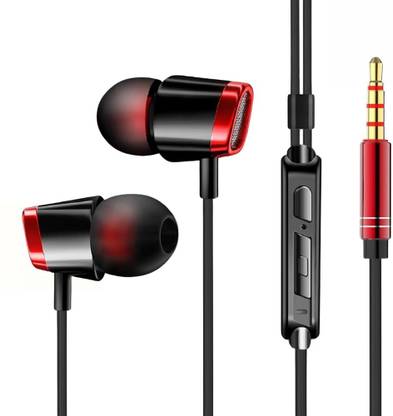 Raptas Crystal Clear Sound Wired Earphones with 3.5mm Plug, Built-in Microphone Wired without Mic