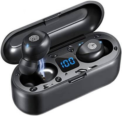 SYARA TJT_483A_TWS F9 Wireless Earbuds Bluetooth Headset Bluetooth Gaming
