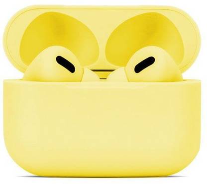 F3 Fashion Bluetooth Wireless Airpods Pro yellow high Bass Clear Sound Quality Bluetooth Bluetooth